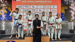 राष्ट्रीय खेल कराटे चैंपियनशिप में रेनबो चिल्ड्रन्स एकेडमी का शानदार प्रदर्शन, तीन स्वर्ण सहित छह पदक किए अपने नाम